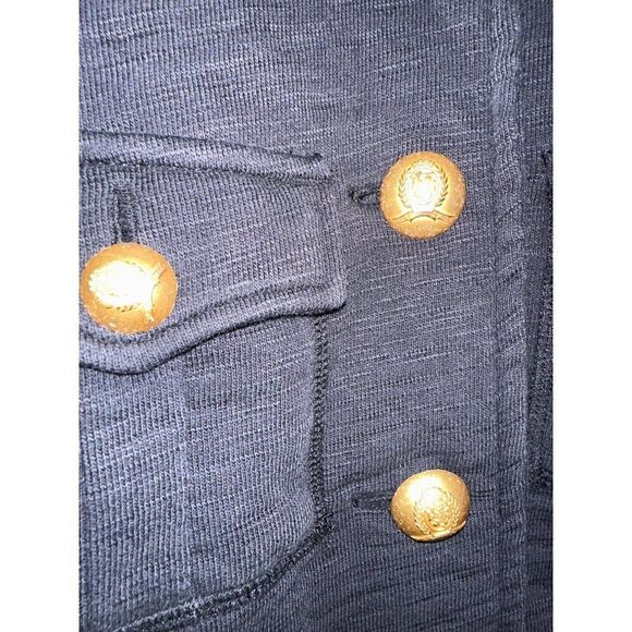 Tommy Hilfiger Navy & Gold Military Cut Jacket Size Medium - Picture 11 of 16